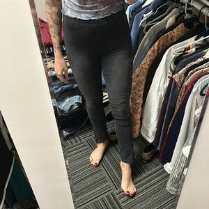 Stretch Jeans With Zippers